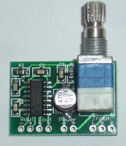 PAM8403 stereo amplifier board